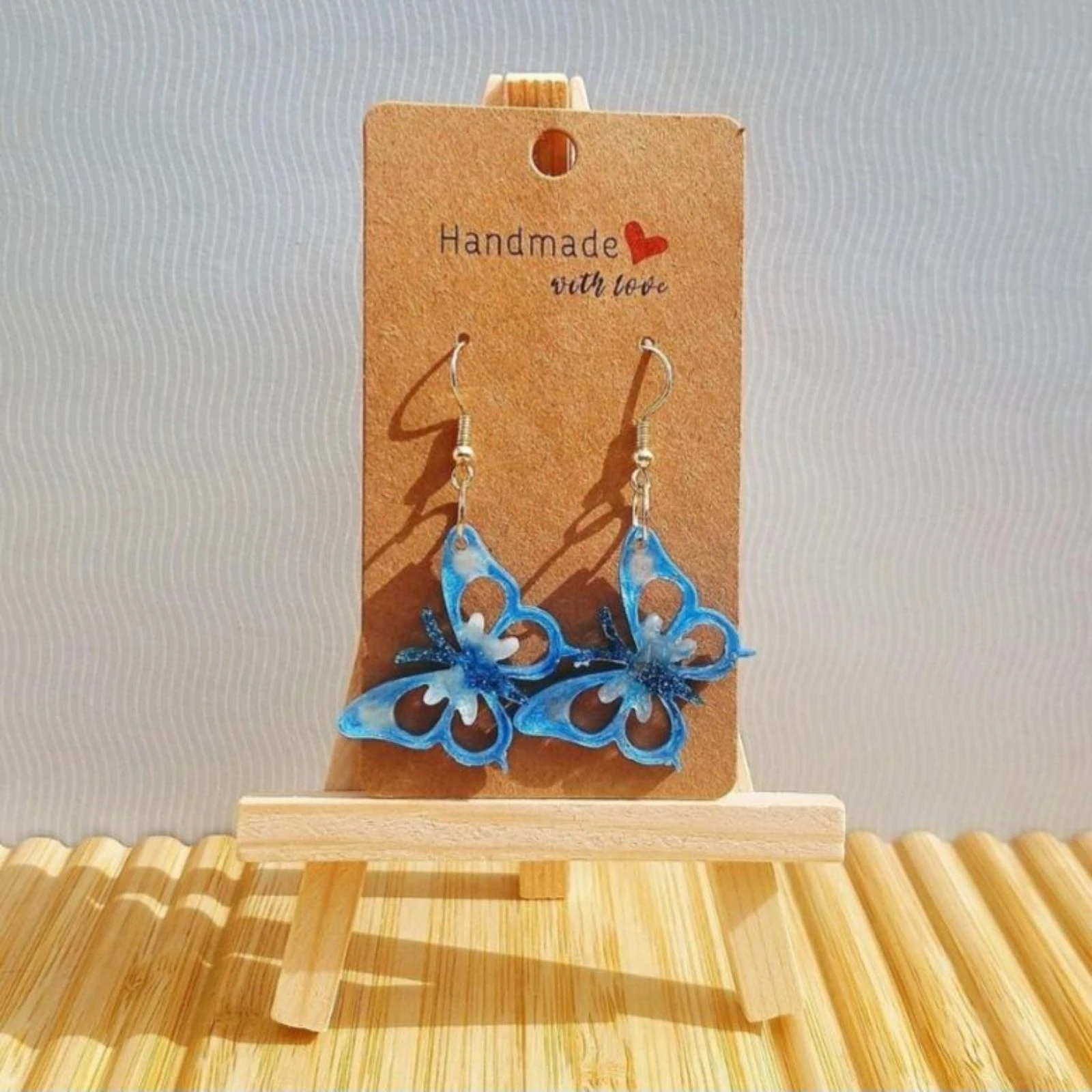 Boucles d'oreilles papillons bleus 🦋